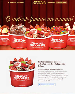 Site da Fábrica Di Chocolate